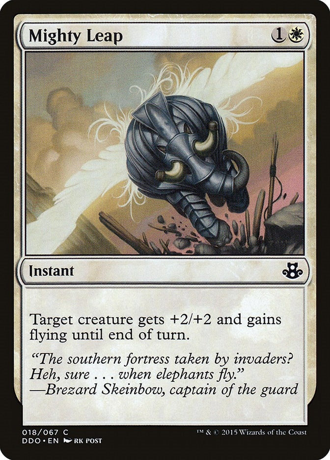 Image for Mighty Leap (18) [Elspeth vs. Kiora] - Magic: The Gathering