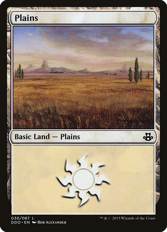Image for Plains (030) (30) [Elspeth vs. Kiora] - Magic: The Gathering