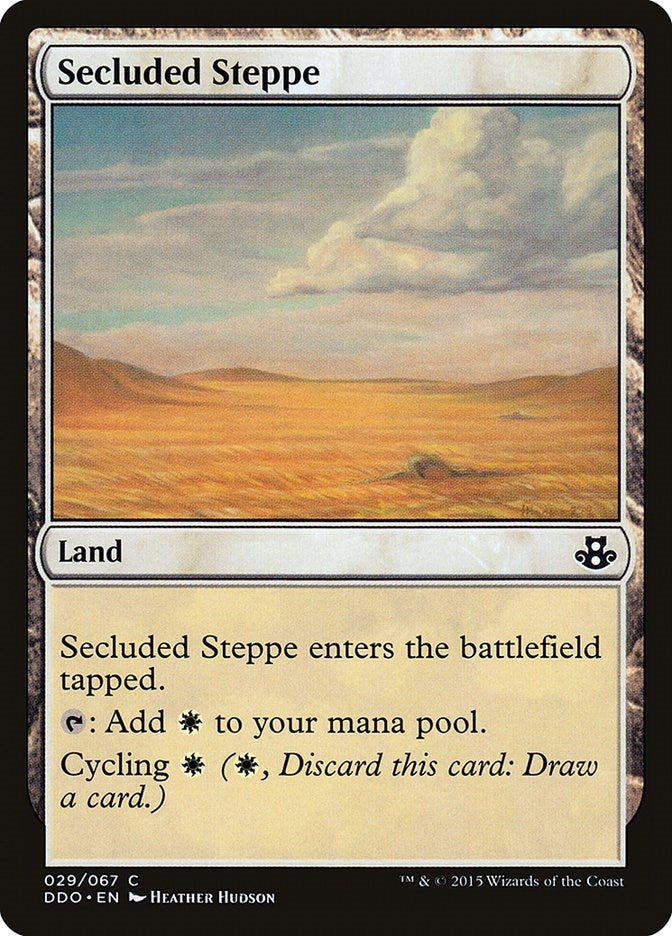 Image for Secluded Steppe (29) [Elspeth vs. Kiora] - Magic: The Gathering