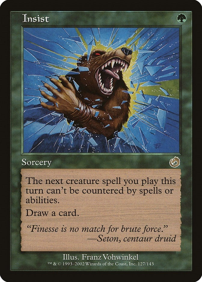 Image for Insist (127) [Torment] - Magic: The Gathering
