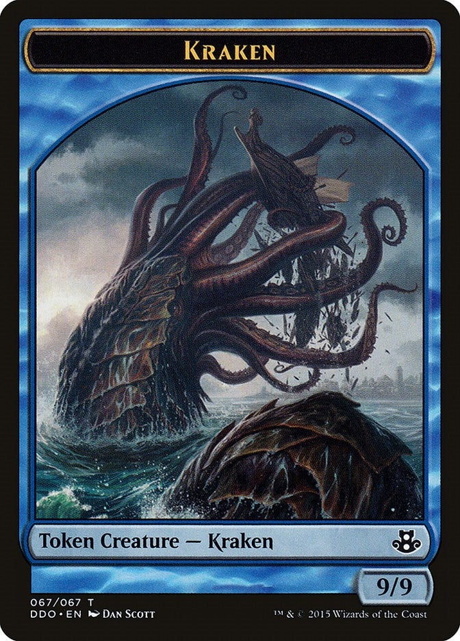 Image for Kraken Token (67) [Elspeth vs. Kiora] - Magic: The Gathering