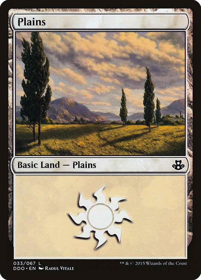 Image for Plains (033) (33) [Elspeth vs. Kiora] - Magic: The Gathering