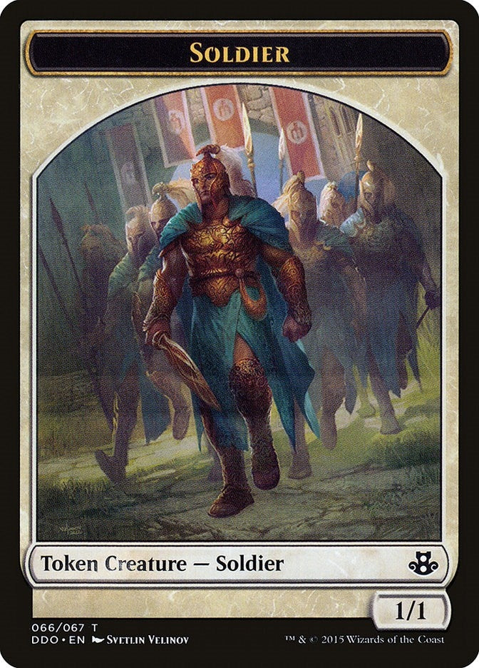 Image for Soldier Token (66) [Elspeth vs. Kiora] - Magic: The Gathering