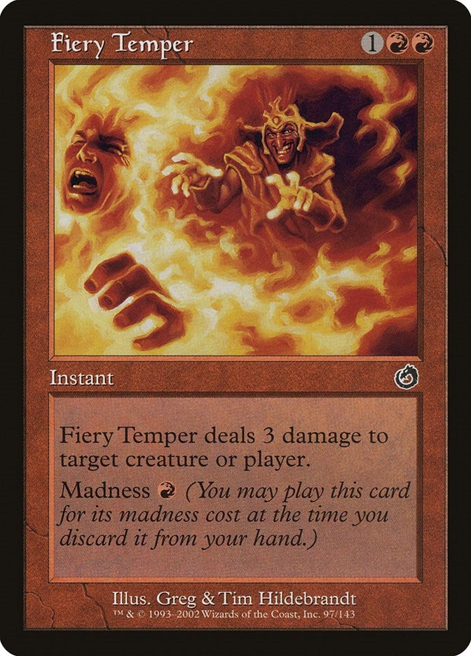 Image for Fiery Temper (97) [Torment] - Magic: The Gathering