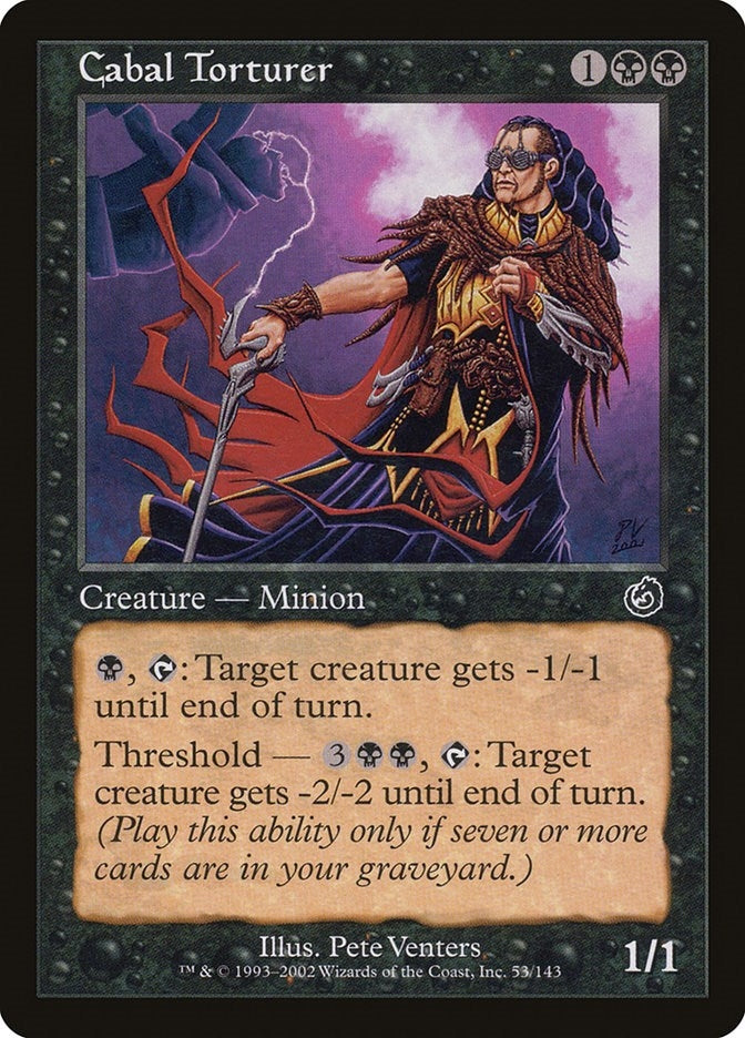 Image for Cabal Torturer (53) [Torment] - Magic: The Gathering