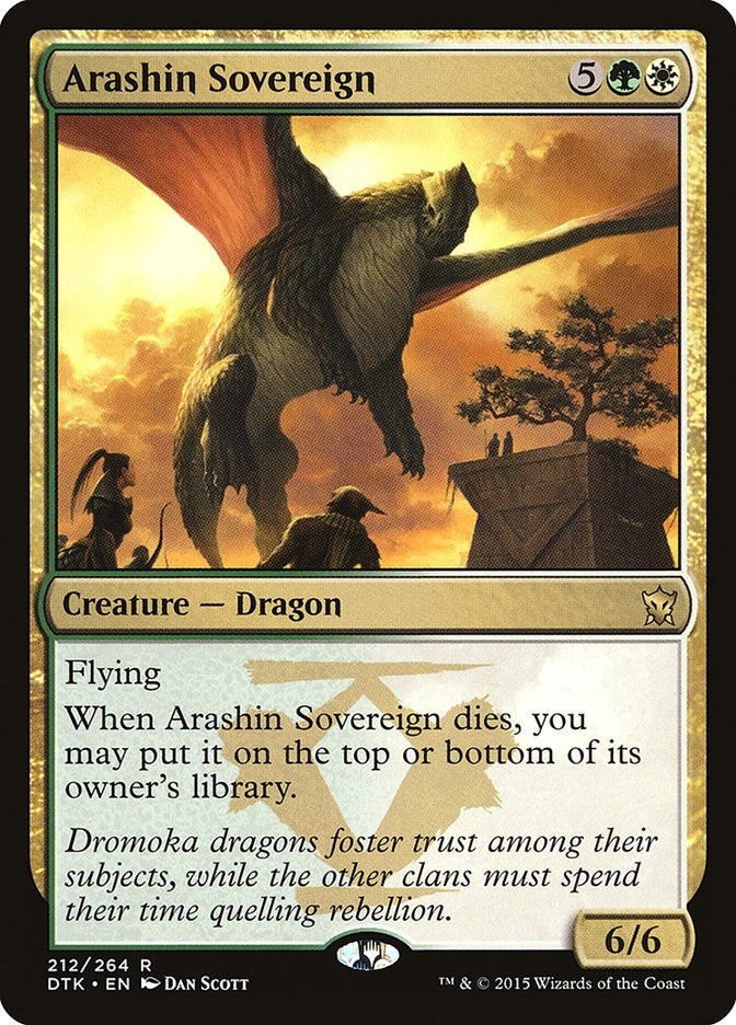 Image for Arashin Sovereign (212) [Dragons of Tarkir] - Magic: The Gathering