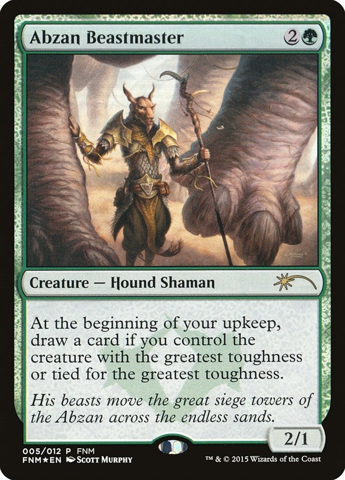 Image for Abzan Beastmaster (5) [FNM Promos] - Magic: The Gathering
