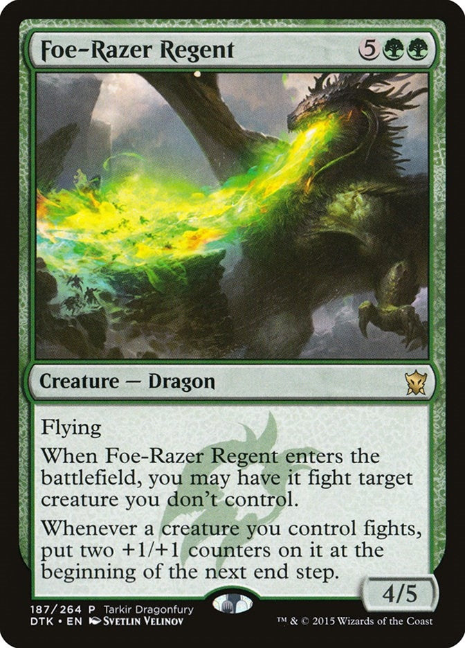Image for Foe-Razer Regent (187) [Tarkir Dragonfury Promos] - Magic: The Gathering
