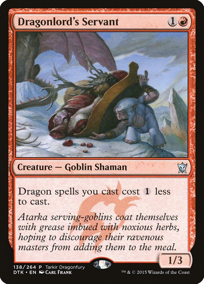 Image for Dragonlord's Servant (138) [Tarkir Dragonfury Promos] - Magic: The Gathering