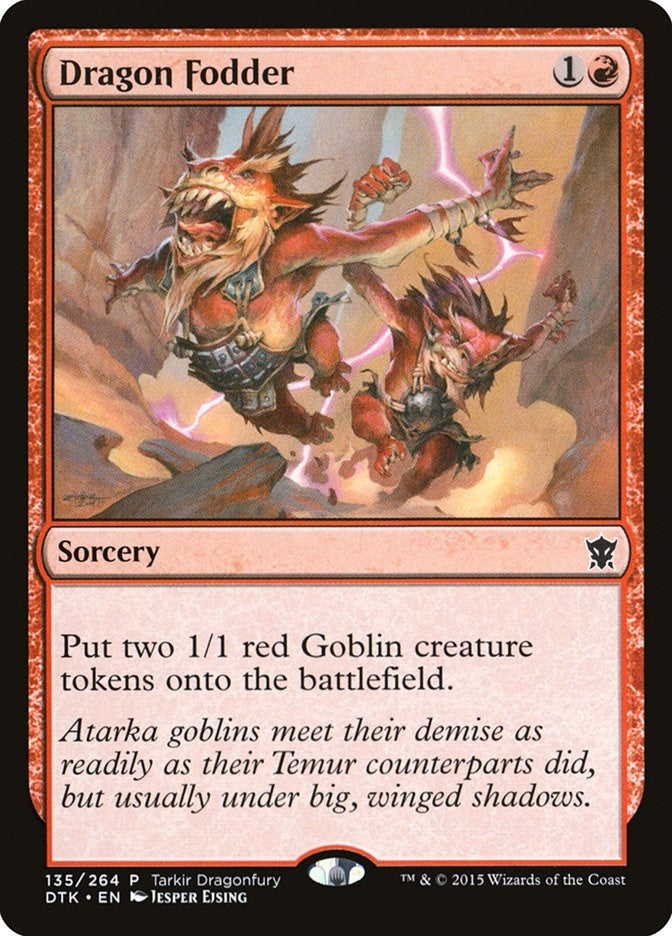Image for Dragon Fodder (135) [Tarkir Dragonfury Promos] - Magic: The Gathering