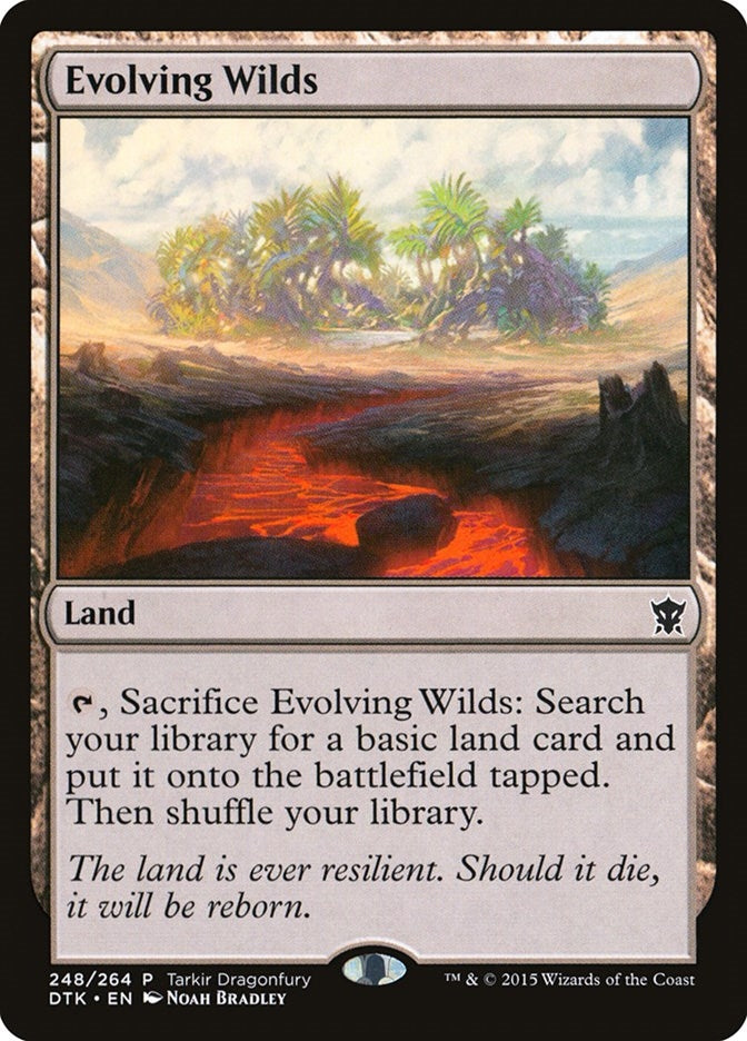 Image for Evolving Wilds (248) [Tarkir Dragonfury Promos] - Magic: The Gathering