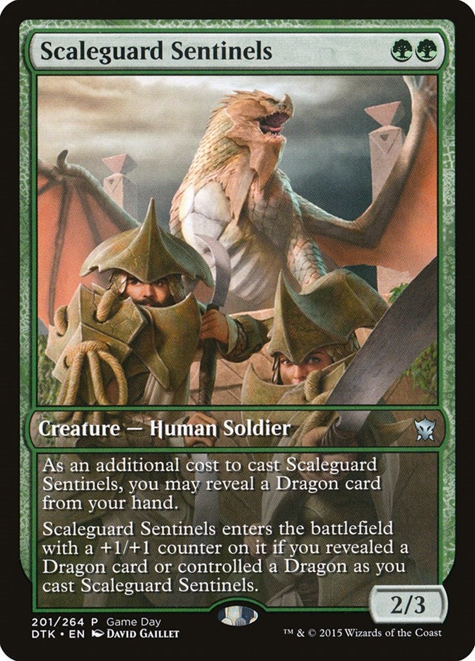 Image for Scaleguard Sentinels (201) [Game Day & Store Championship Promos] - Magic: The Gathering