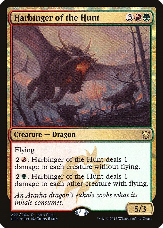 Image for Harbinger of the Hunt (223) [Unique and Miscellaneous Promos] - Magic: The Gathering