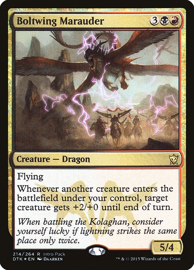 Image for Boltwing Marauder (214) [Unique and Miscellaneous Promos] - Magic: The Gathering