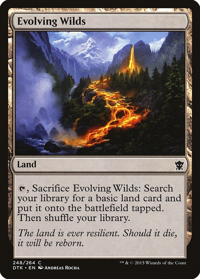 Image for Evolving Wilds (248) [Dragons of Tarkir] - Magic: The Gathering