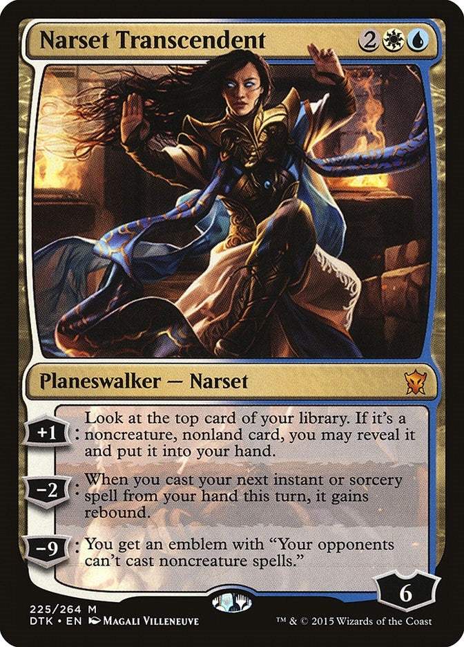 Image for Narset Transcendent (225) [Dragons of Tarkir] - Magic: The Gathering