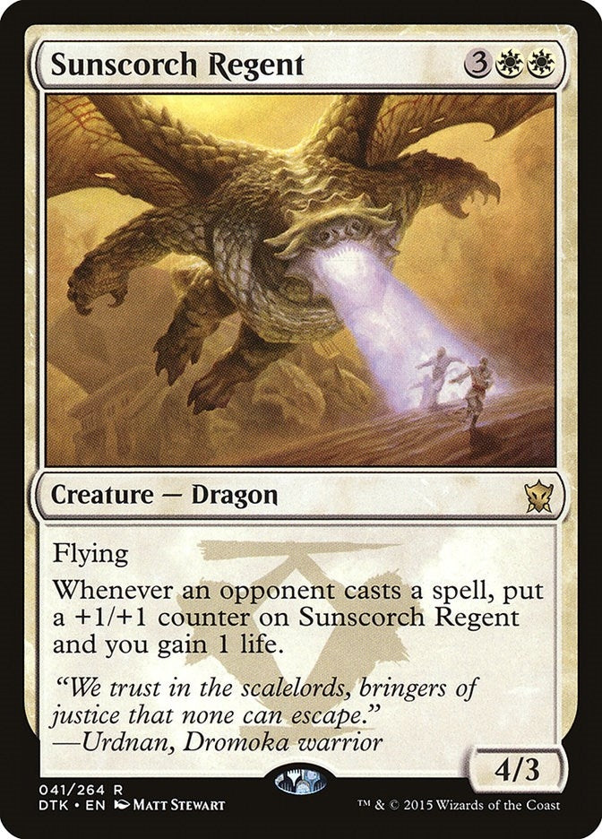 Image for Sunscorch Regent (41) [Dragons of Tarkir] - Magic: The Gathering