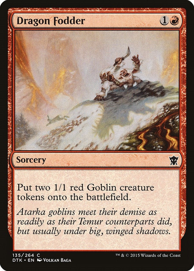 Image for Dragon Fodder (135) [Dragons of Tarkir] - Magic: The Gathering