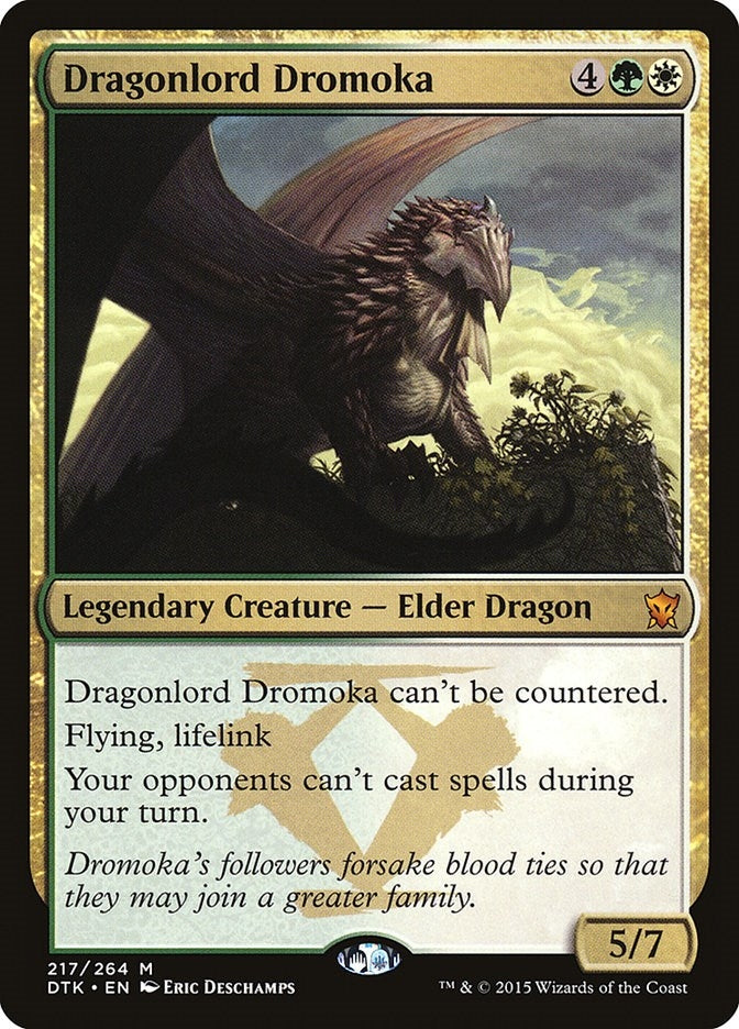 Image for Dragonlord Dromoka (217) [Dragons of Tarkir] - Magic: The Gathering