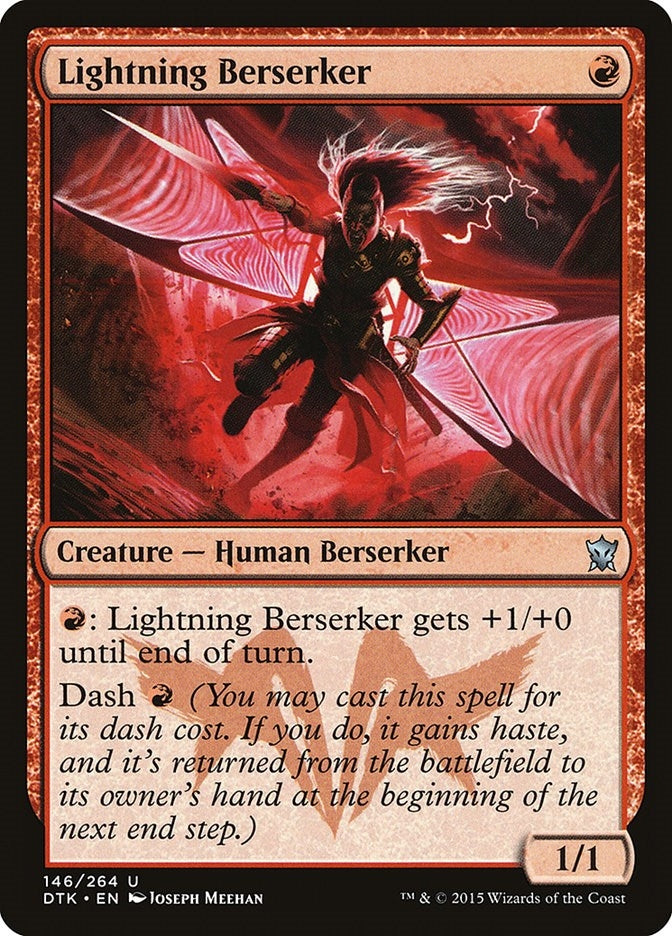 Image for Lightning Berserker (146) [Dragons of Tarkir] - Magic: The Gathering