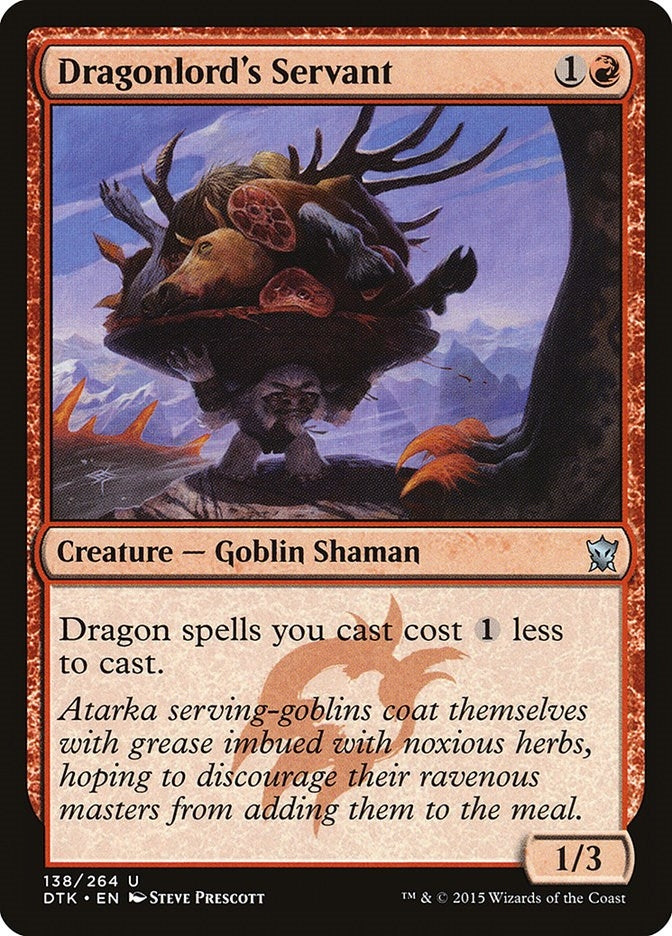 Image for Dragonlord's Servant (138) [Dragons of Tarkir] - Magic: The Gathering