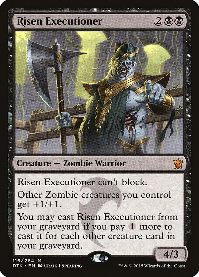 Image for Risen Executioner (116) [Dragons of Tarkir] - Magic: The Gathering