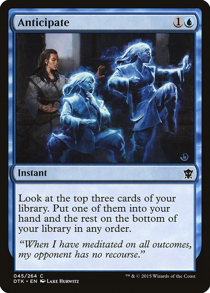 Image for Anticipate (45) [Dragons of Tarkir] - Magic: The Gathering