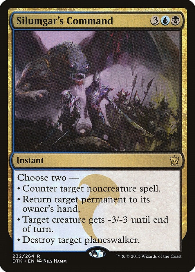 Image for Silumgar's Command (232) [Dragons of Tarkir] - Magic: The Gathering