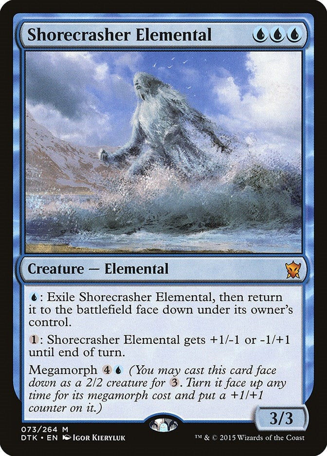 Image for Shorecrasher Elemental (73) [Dragons of Tarkir] - Magic: The Gathering