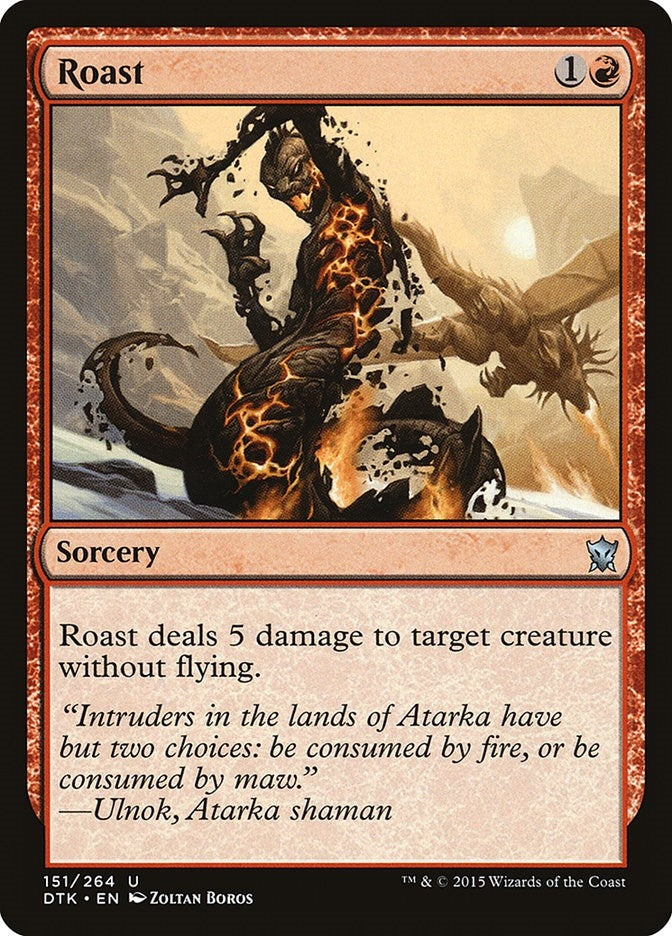 Image for Roast (151) [Dragons of Tarkir] - Magic: The Gathering