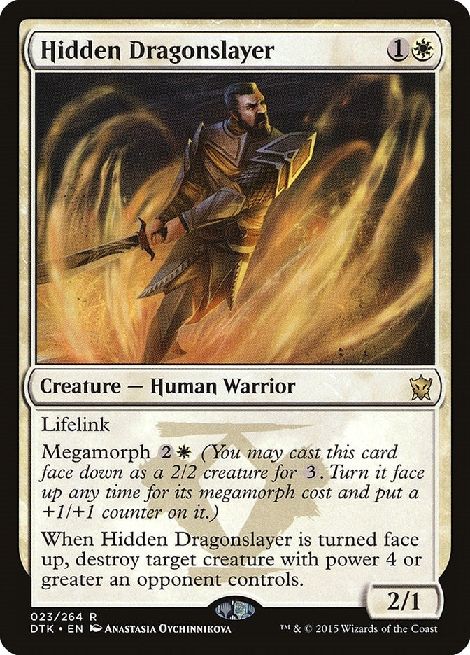 Image for Hidden Dragonslayer (23) [Dragons of Tarkir] - Magic: The Gathering