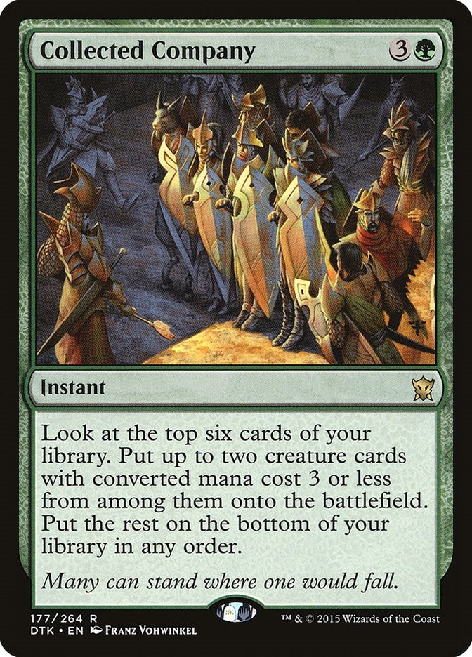 Image for Collected Company (177) [Dragons of Tarkir] - Magic: The Gathering