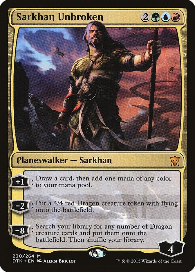 Image for Sarkhan Unbroken (230) [Dragons of Tarkir] - Magic: The Gathering