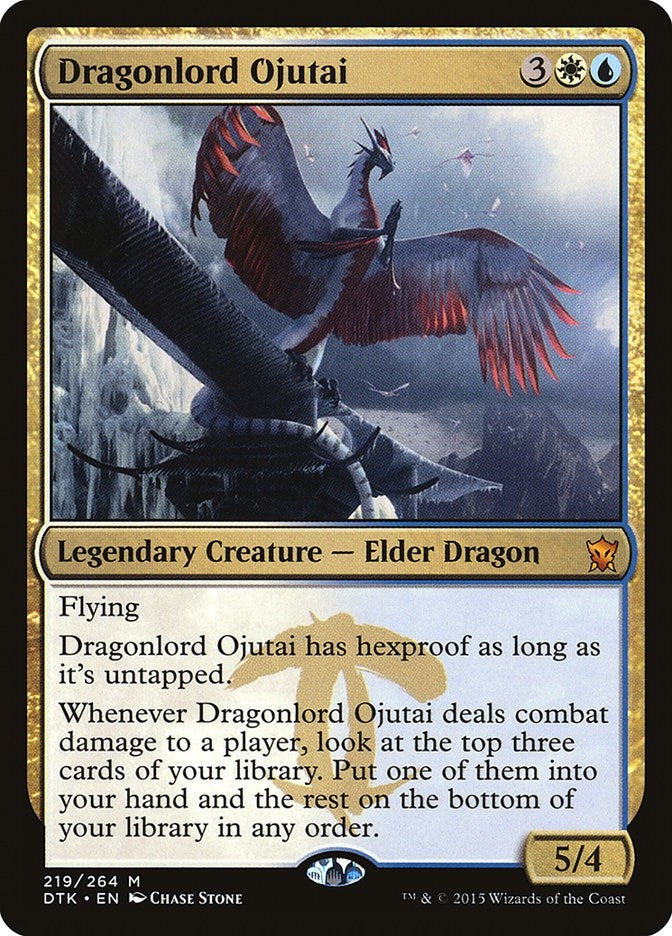 Image for Dragonlord Ojutai (219) [Dragons of Tarkir] - Magic: The Gathering