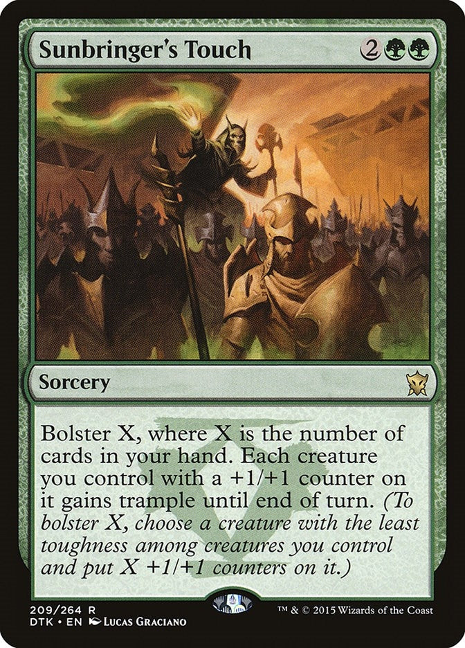 Image for Sunbringer's Touch (209) [Dragons of Tarkir] - Magic: The Gathering