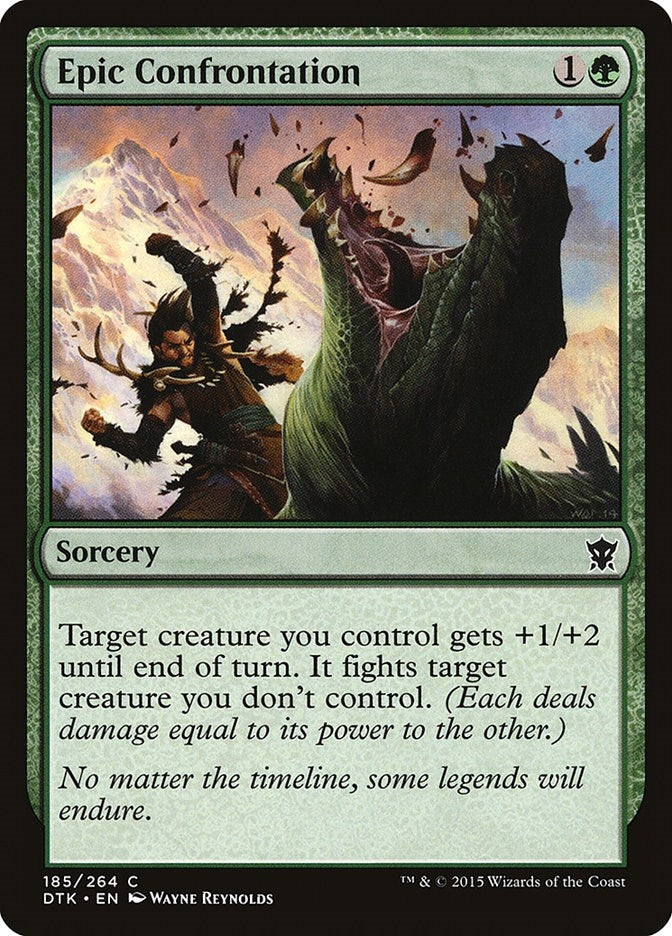 Image for Epic Confrontation (185) [Dragons of Tarkir] - Magic: The Gathering