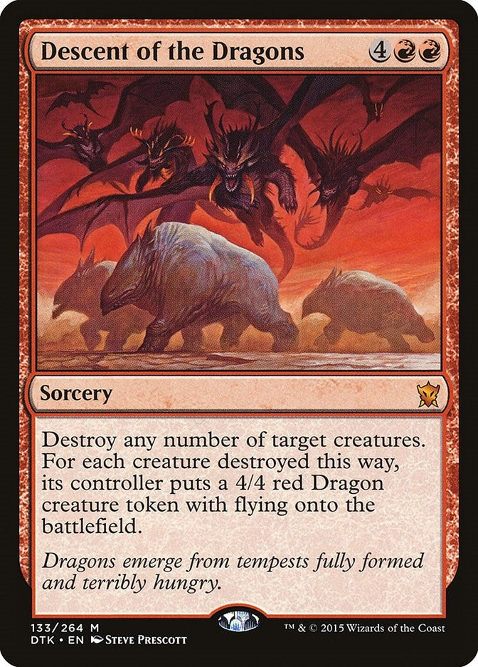 Descent of the Dragons (133) [Dragons of Tarkir]