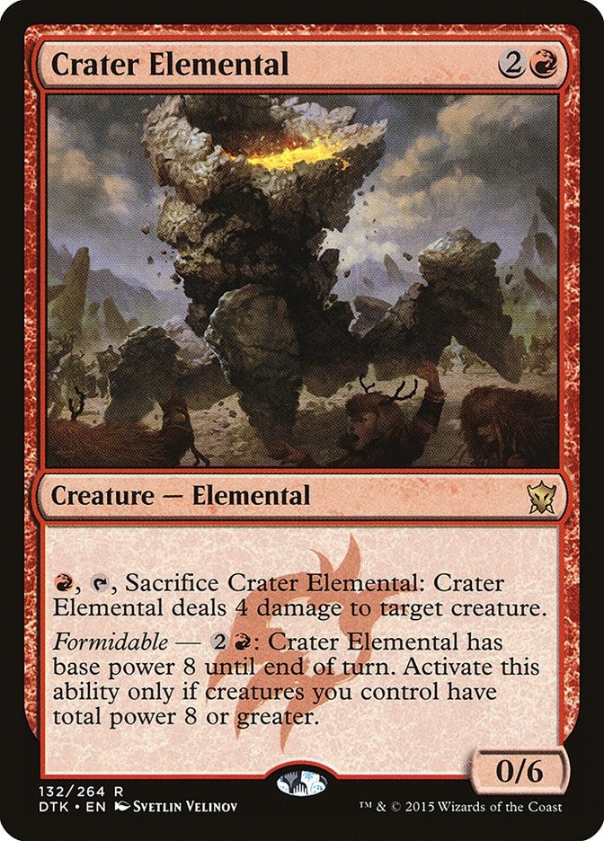 Image for Crater Elemental (132) [Dragons of Tarkir] - Magic: The Gathering
