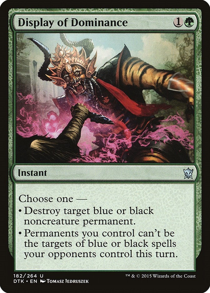 Image for Display of Dominance (182) [Dragons of Tarkir] - Magic: The Gathering