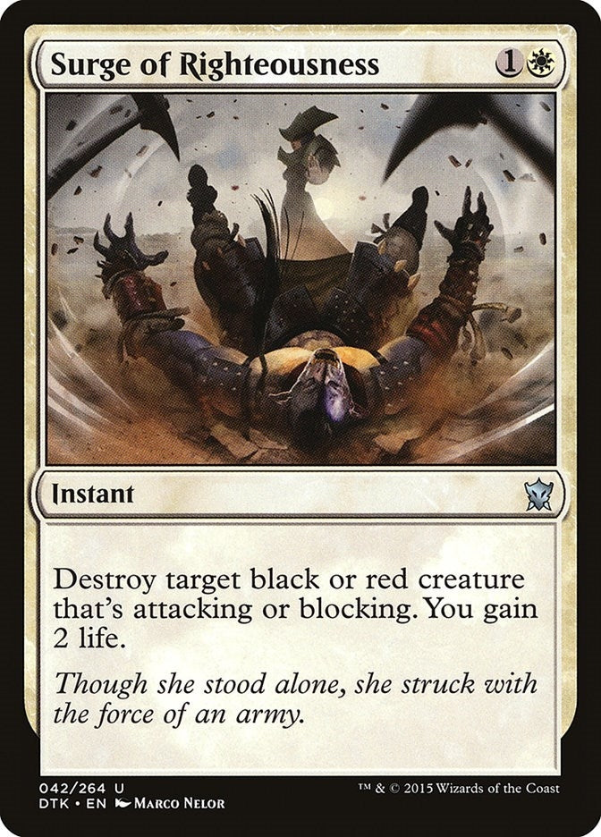 Image for Surge of Righteousness (42) [Dragons of Tarkir] - Magic: The Gathering