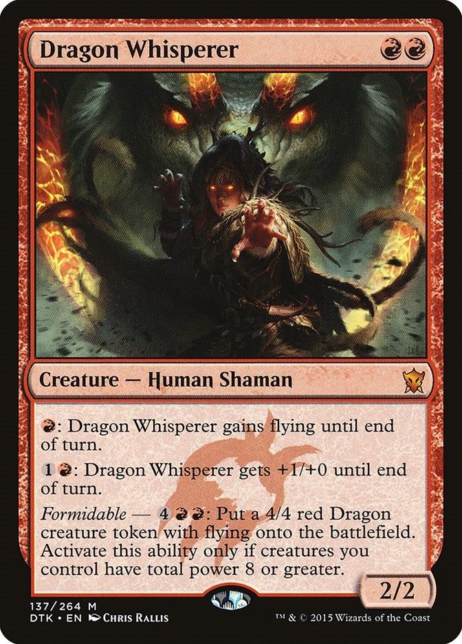 Image for Dragon Whisperer (137) [Dragons of Tarkir] - Magic: The Gathering