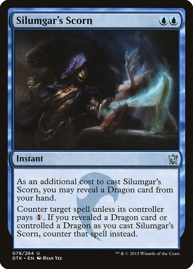 Image for Silumgar's Scorn (78) [Dragons of Tarkir] - Magic: The Gathering