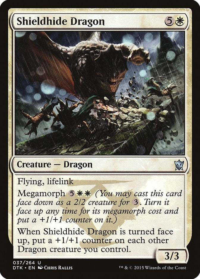 Image for Shieldhide Dragon (37) [Dragons of Tarkir] - Magic: The Gathering