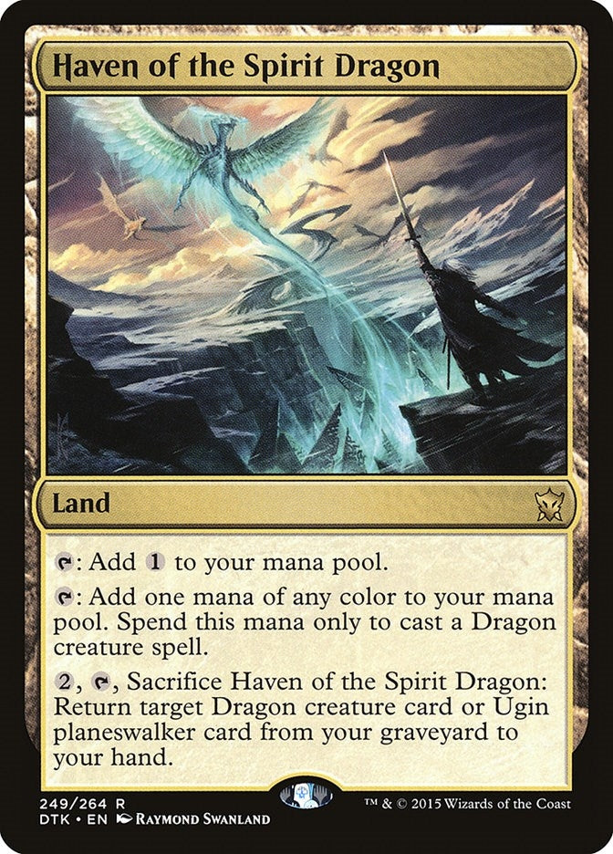 Image for Haven of the Spirit Dragon (249) [Dragons of Tarkir] - Magic: The Gathering