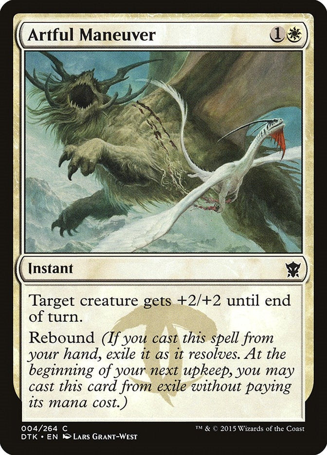 Artful Maneuver (4) [Dragons of Tarkir]