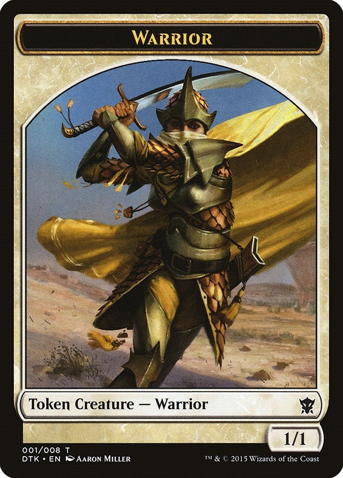 Image for Warrior Token (1) [Dragons of Tarkir] - Magic: The Gathering