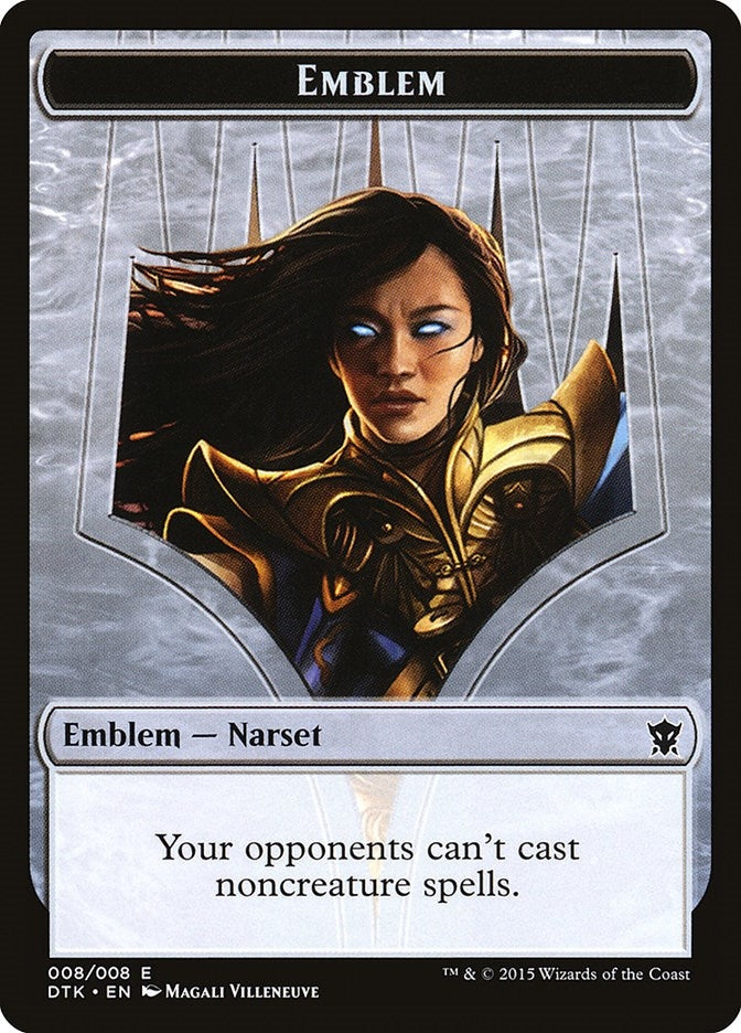 Image for Emblem - Narset Transcendent (8) [Dragons of Tarkir] - Magic: The Gathering