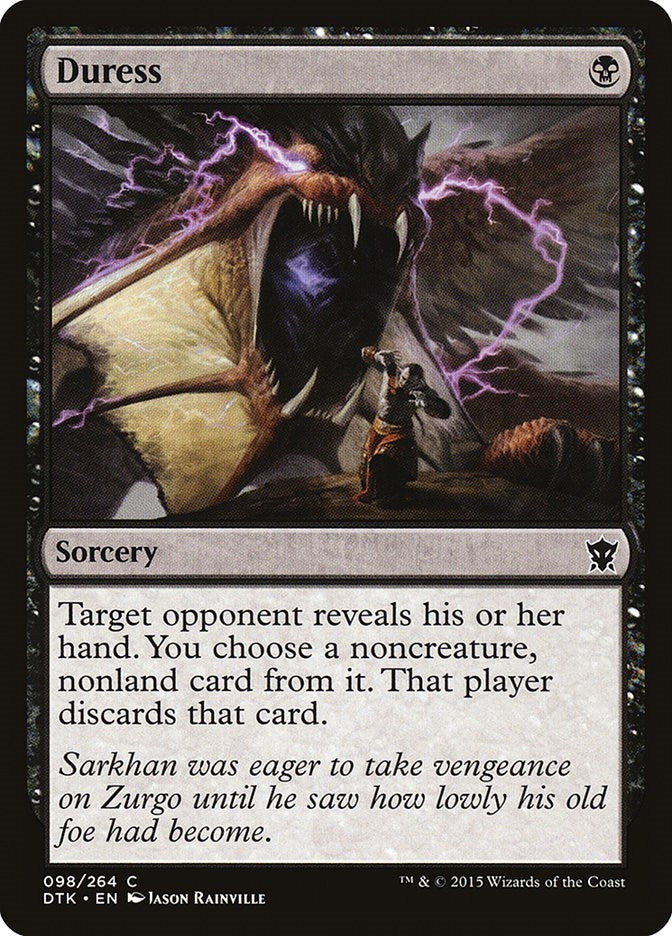 Image for Duress (98) [Dragons of Tarkir] - Magic: The Gathering