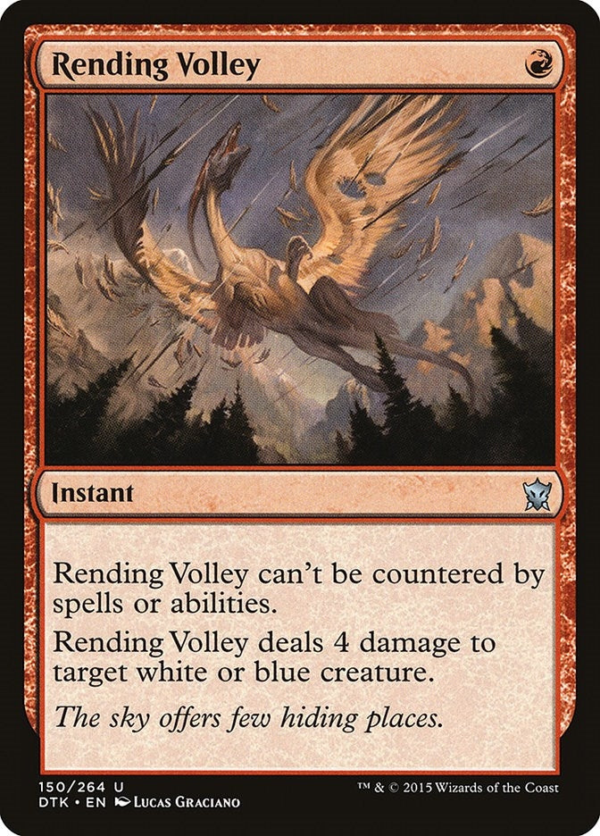 Image for Rending Volley (150) [Dragons of Tarkir] - Magic: The Gathering