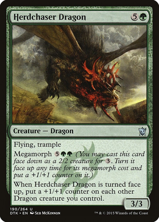 Image for Herdchaser Dragon (190) [Dragons of Tarkir] - Magic: The Gathering